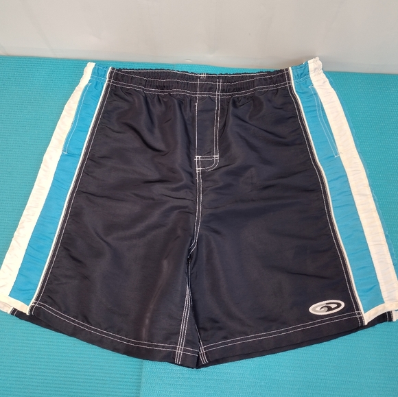 Good Vibes Men's Navy Blue Bermuda Shorts Swimwear - Size L - Picture 2 of 10